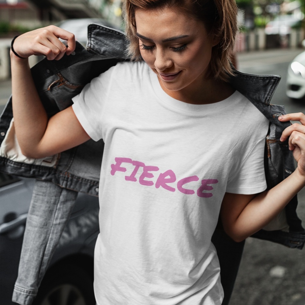 Breast Cancer Awareness Pink Fierce T Shirt